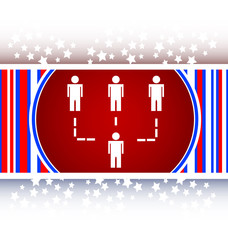 icon button with net of man inside