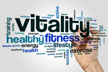 Vitality word cloud