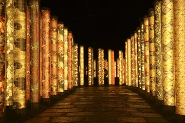 Selbstklebende Fototapeten 京都嵐山・キモノフォレスト © mikikaikai