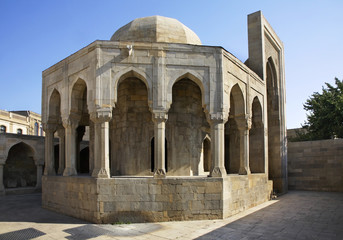 Fototapeta na wymiar Divankhana in Palace of the Shirvanshahs in Baku. Azerbaijan 