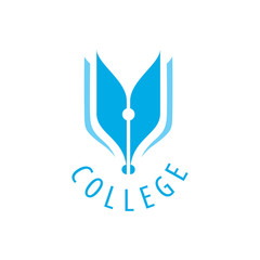 vector logo college