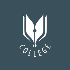 vector logo college