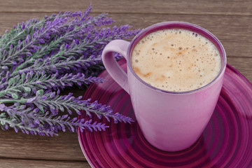 Cup of cappuccino