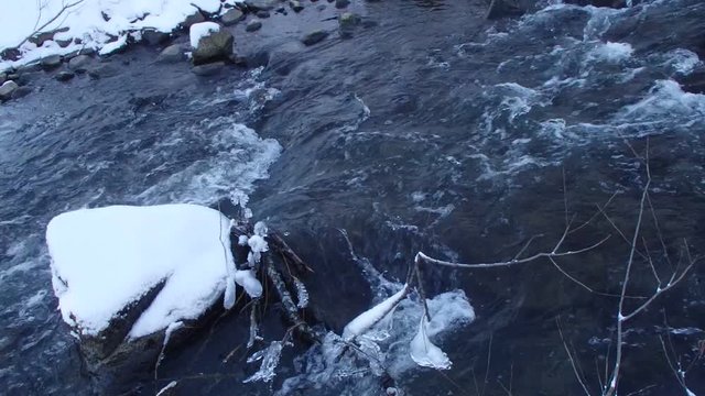 rivi&egrave;re en hiver