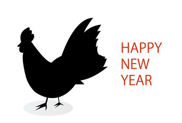 酉　鳥　年賀状