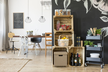 Home with dining area