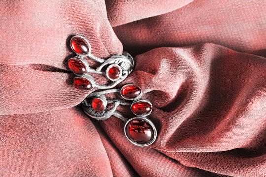 Ring on silk