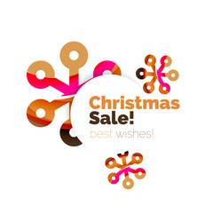 Christmas colorful geometric abstract background