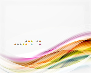Vector shiny wave abstract background