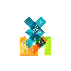 Abstract background, geometric infographic option templates