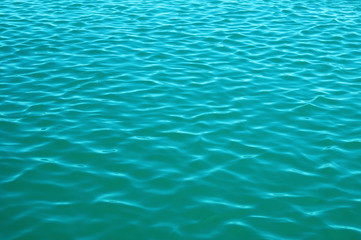 Blue sea water background