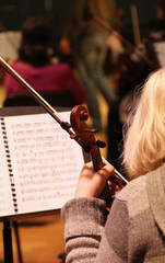 Rehearsal Symphony orchestra