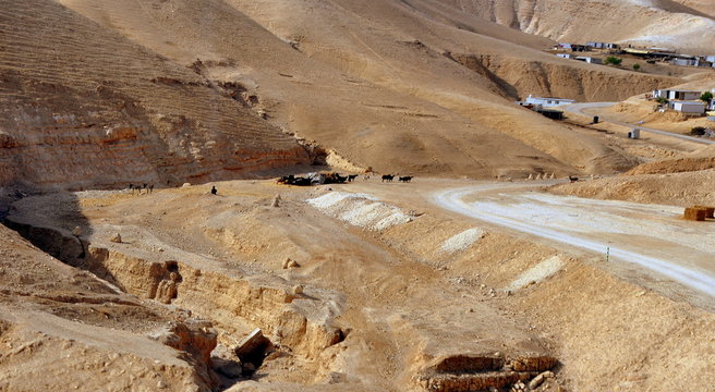 Nomadencamp im Westjordanland