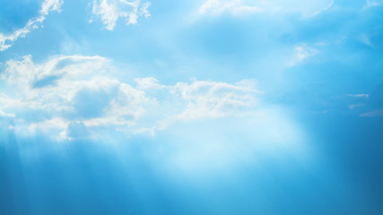 Blue sky and beautiful cloud for cover background