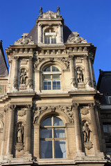 Fototapeta na wymiar Pavillon de l'hôtel de ville de Paris, France