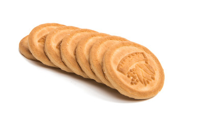 Butter cookies isolated