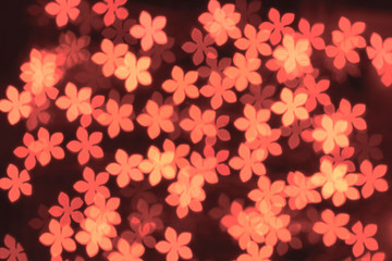 Abstract blurred flowers bokeh background