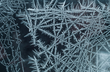 Frosty natural pattern
