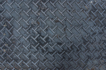 Dirty metal diamond grip T pattern texture