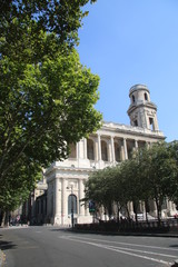 Obraz premium Paris - Place St SULPICE Août 2016 