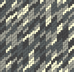 Abstract texture tetris brick seamless gray