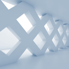 Obraz premium 3 d empty room with partition