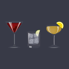 Assorted Cocktails 1
