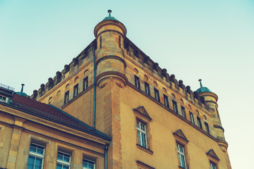 historical and luxury villa in gothic style