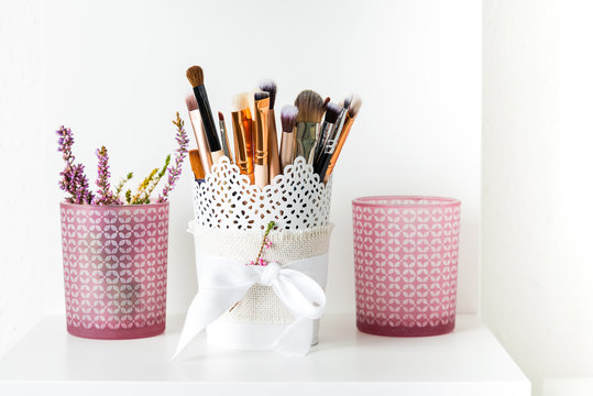 Natürliche Kosmetik, Naturkosmetik, Pinsel, Make-up