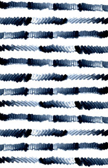 Deep Indigo Stripe Pattern