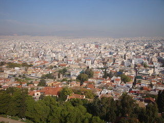 Fototapeta na wymiar Panorama und Sehenswürdigkeiten von Athen, Griechenland