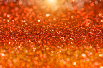 Sparkling Glitter bokeh Background.