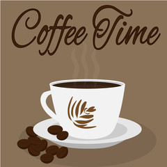 Coffee cup. Coffee time