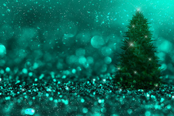Sparkling Glitter bokeh Background.