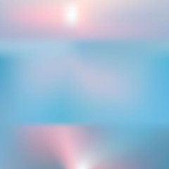 background sunset on the sea water sun reflection. Abstract sunset with de focused lights