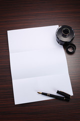 blank card and envelope