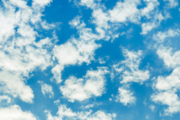Beautiful sky with white cloud. sky gradient Background