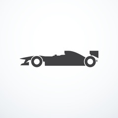 Formula 1 car icon