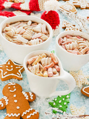 Cocoa with marshmallows