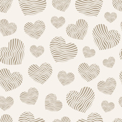 Abstract geometric pattern heart. Romantic Valentine's Day theme