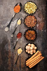 Spices for baking cookies or cake