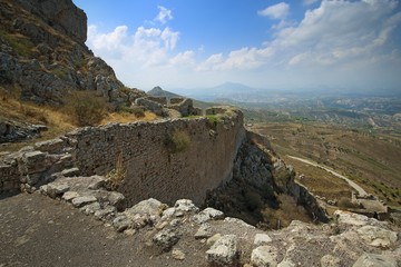 Acrocorinth (the acropolis of ancient Corinth)