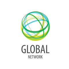 vector logo global network