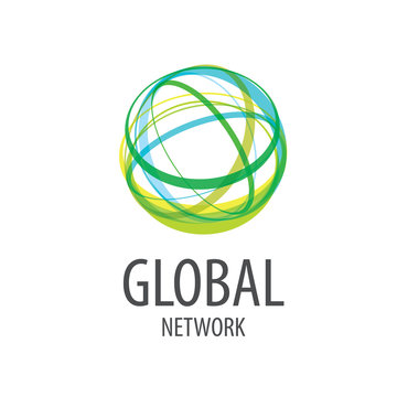 Vector Logo Global Network