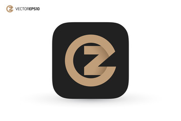 Fototapeta CZ Logo or ZC Logo obraz