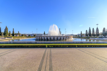 Obraz premium Jardim dos Jerónimos em Belém Lisboa