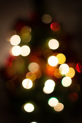 Bokeh Christmas Blurred Background 