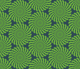 Seamless Christmas Wrapping Paper Spiral pattern