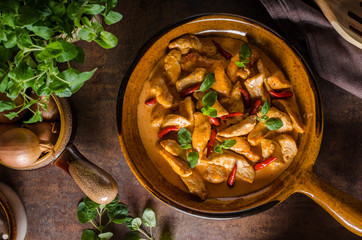 Delicious curry homemade