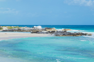 Isla Mujeres. Punta Sur Cliff. Cancun, Caribbean Sea, Mexico